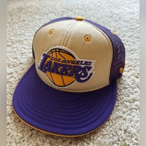 Los Angeles Lakers Cap - Purple and Cream